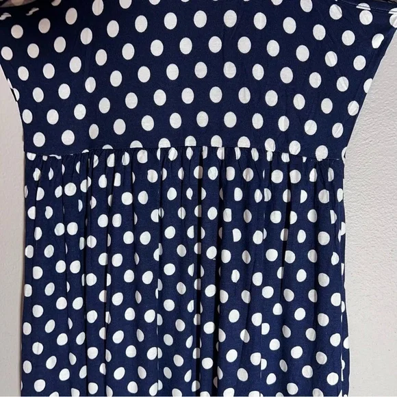 Euovmy Women's Sleeveless Dress Casual Loose Summer Maxi with Polka Dot Size S - Picture 8 of 12